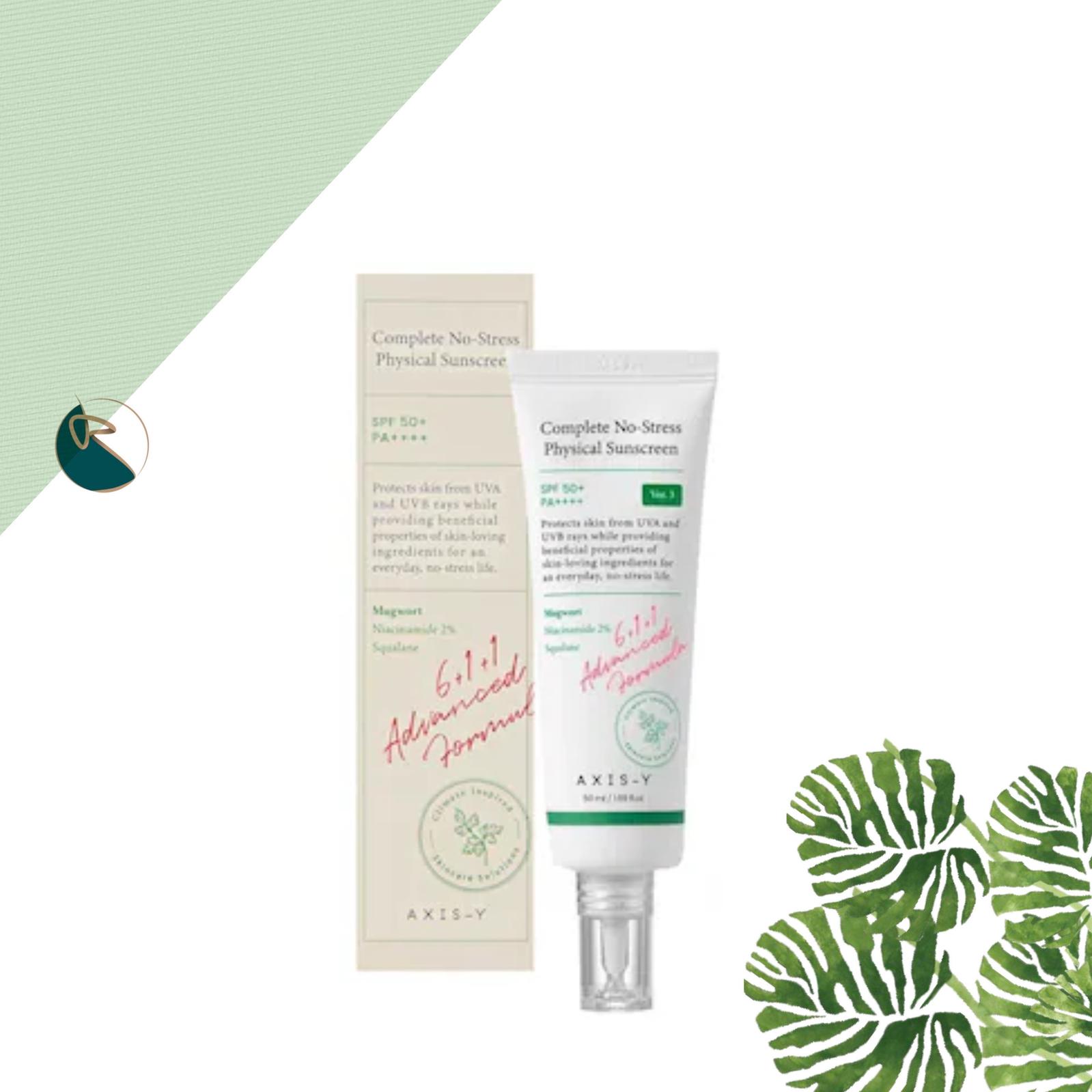 Axis-y Complete No-stress Physical Sunscreen Spf50+ Pa++++